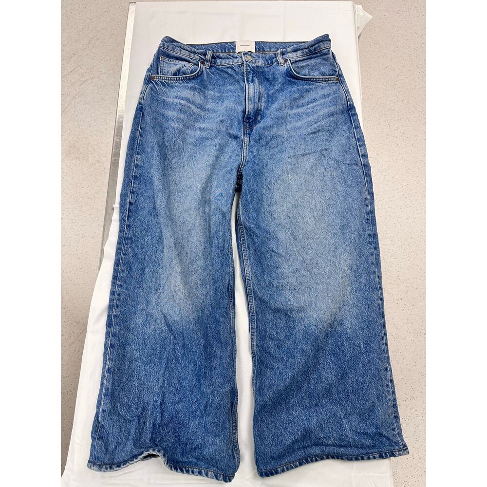 Reformation High Rise Wide Leg Slouchy Jean Size 32 - Picture 6 of 11